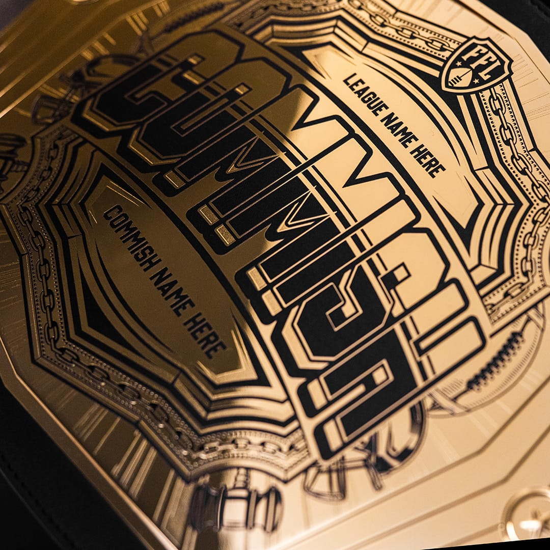 TrophySmack Commish 6lb Fantasy Football Custom Championship Belt