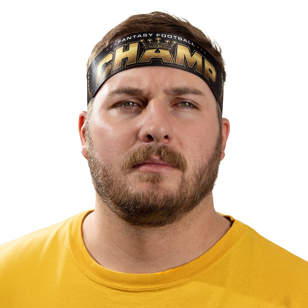 TrophySmack Fantasy Football Champion Headband/RallyWave Flag