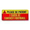 Fantasy Football Loser Car Magnet
