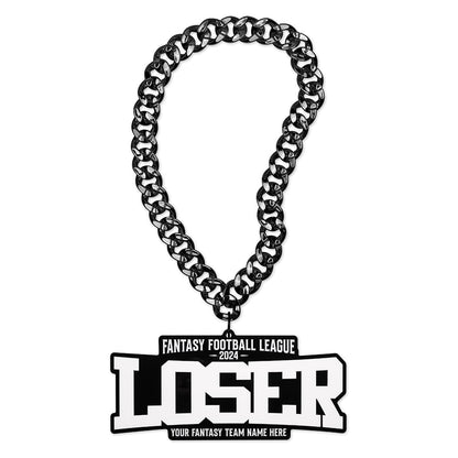 Fantasy Football Loser Custom Chain