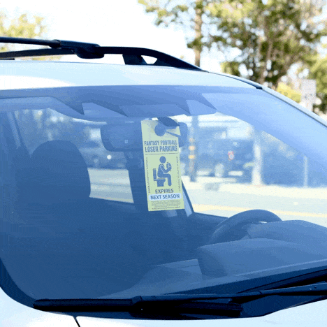 Fantasy Football Loser Parking Placard – Fantasy Champs