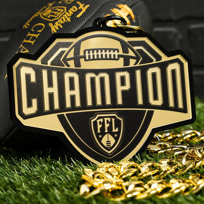 TrophySmack Fantasy Football Shield Champion Chain