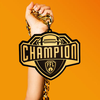 TrophySmack Fantasy Football Shield Champion Chain