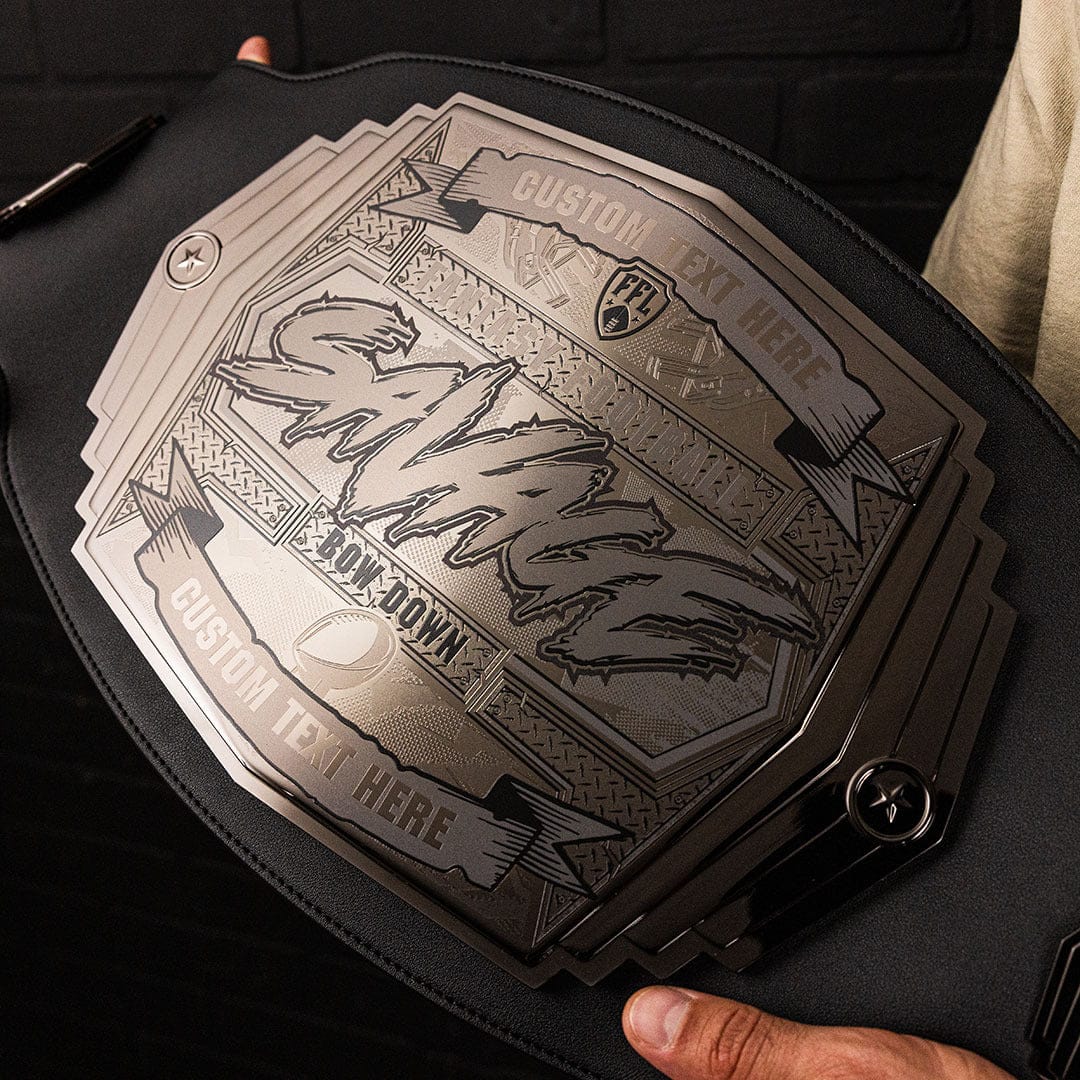 TrophySmack Savage 6lb Fantasy Football Championship Belt