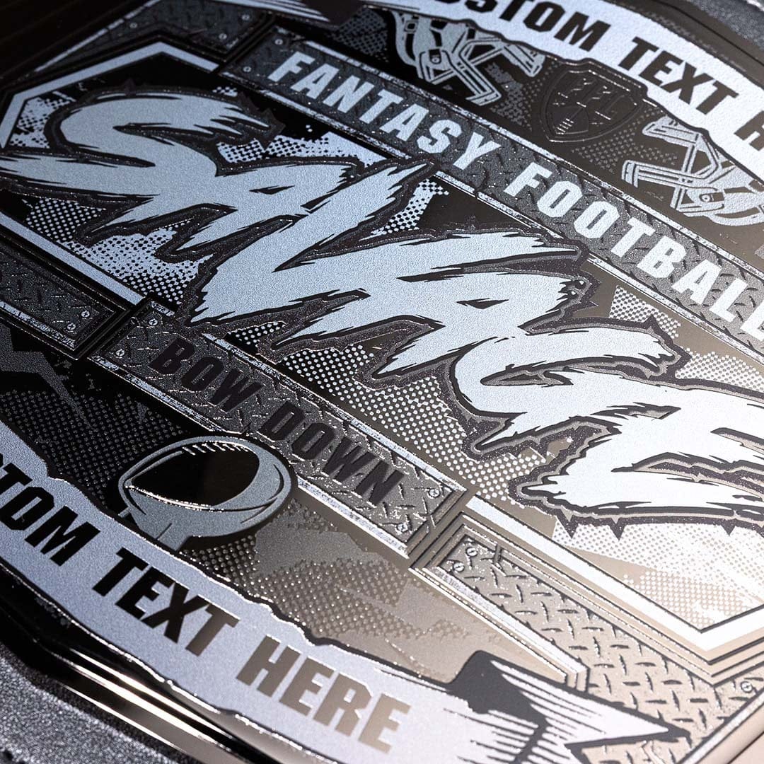 TrophySmack Savage 6lb Fantasy Football Championship Belt