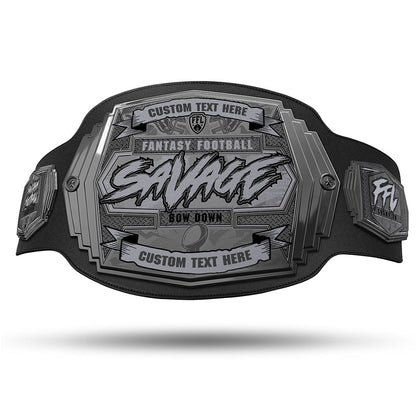 TrophySmack Savage 6lb Fantasy Football Championship Belt