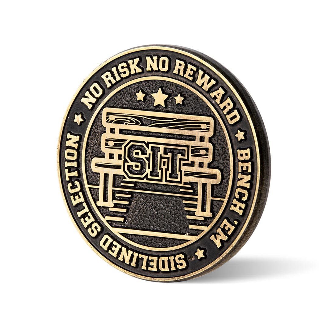 TrophySmack Start + Sit Fantasy Football Metal Coin