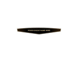 Championship Belt League Plate - Black/Gold