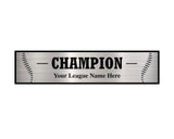 TrophySmack 3 Column Baseball / Fantasy Baseball League Plate