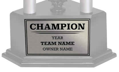 3 Column Single Winner Free League Plate