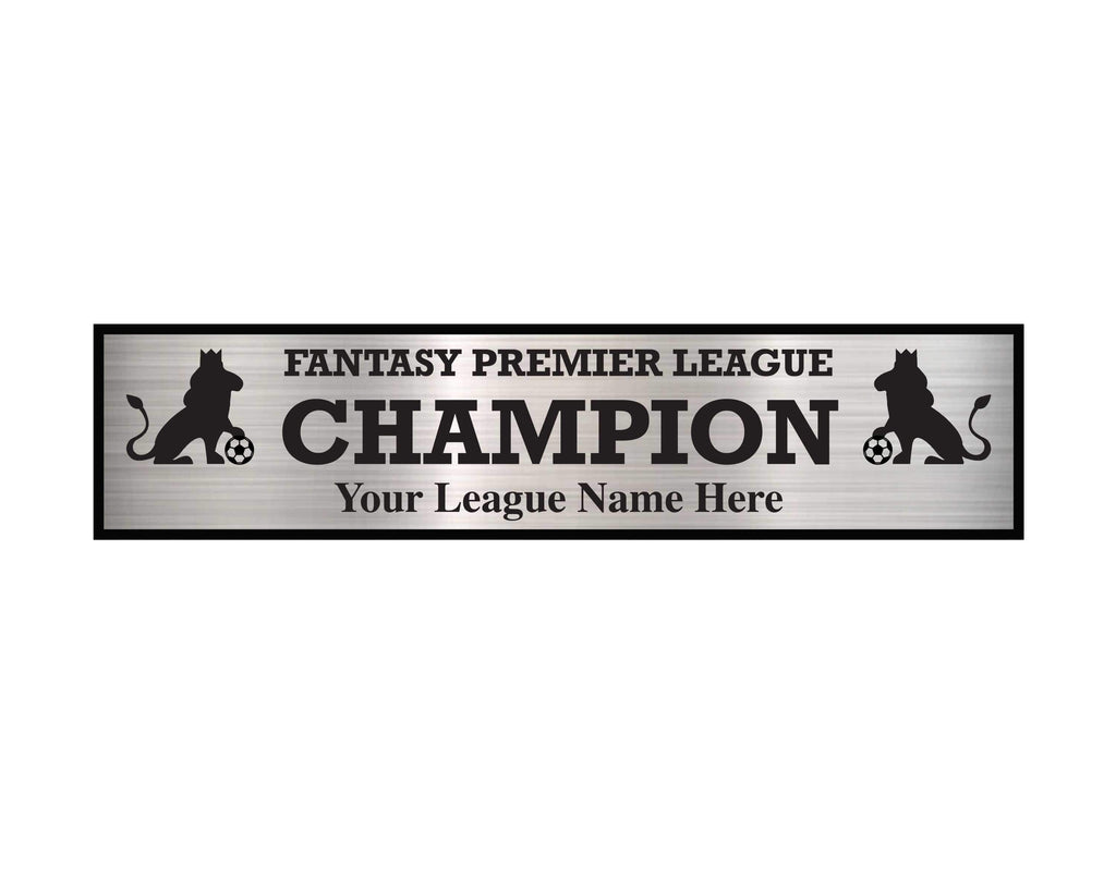 TrophySmack 3 Column Soccer / Fantasy Soccer League Plate